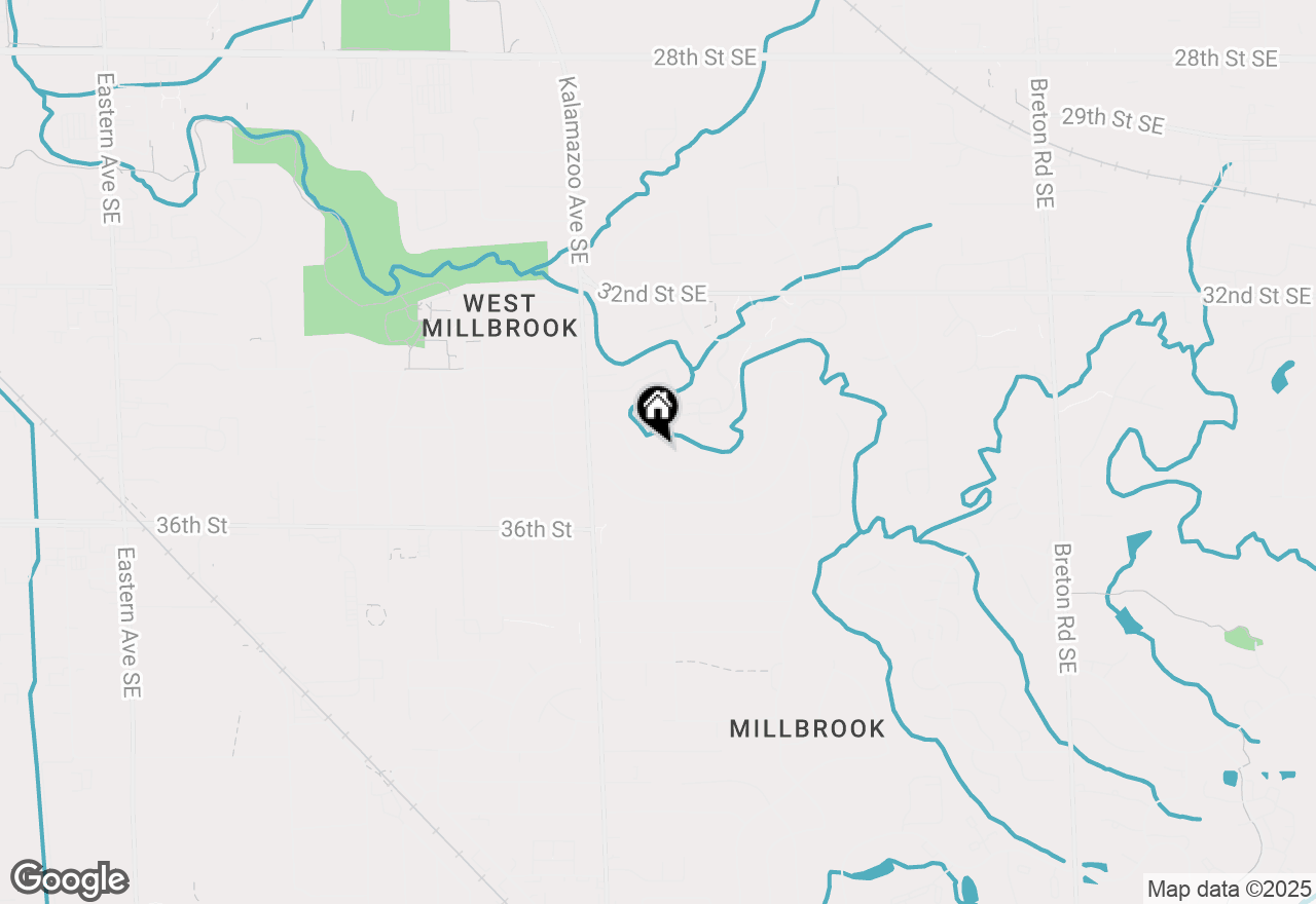 Map of 1707 Millbank Street Se, Grand Rapids, MI 49508