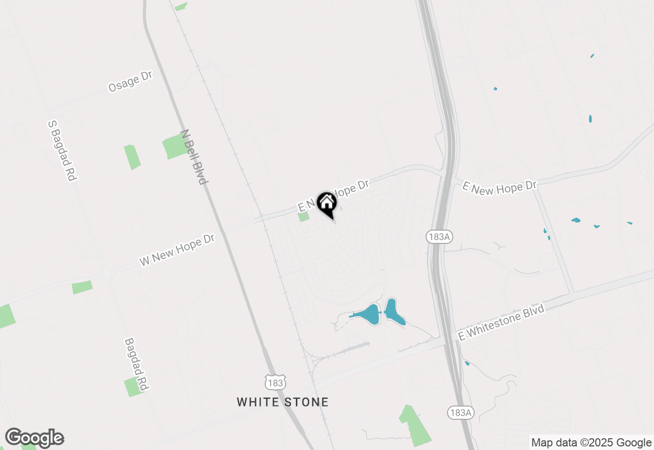 Map of 800 Brazos Bend Dr, Cedar Park, TX 78613