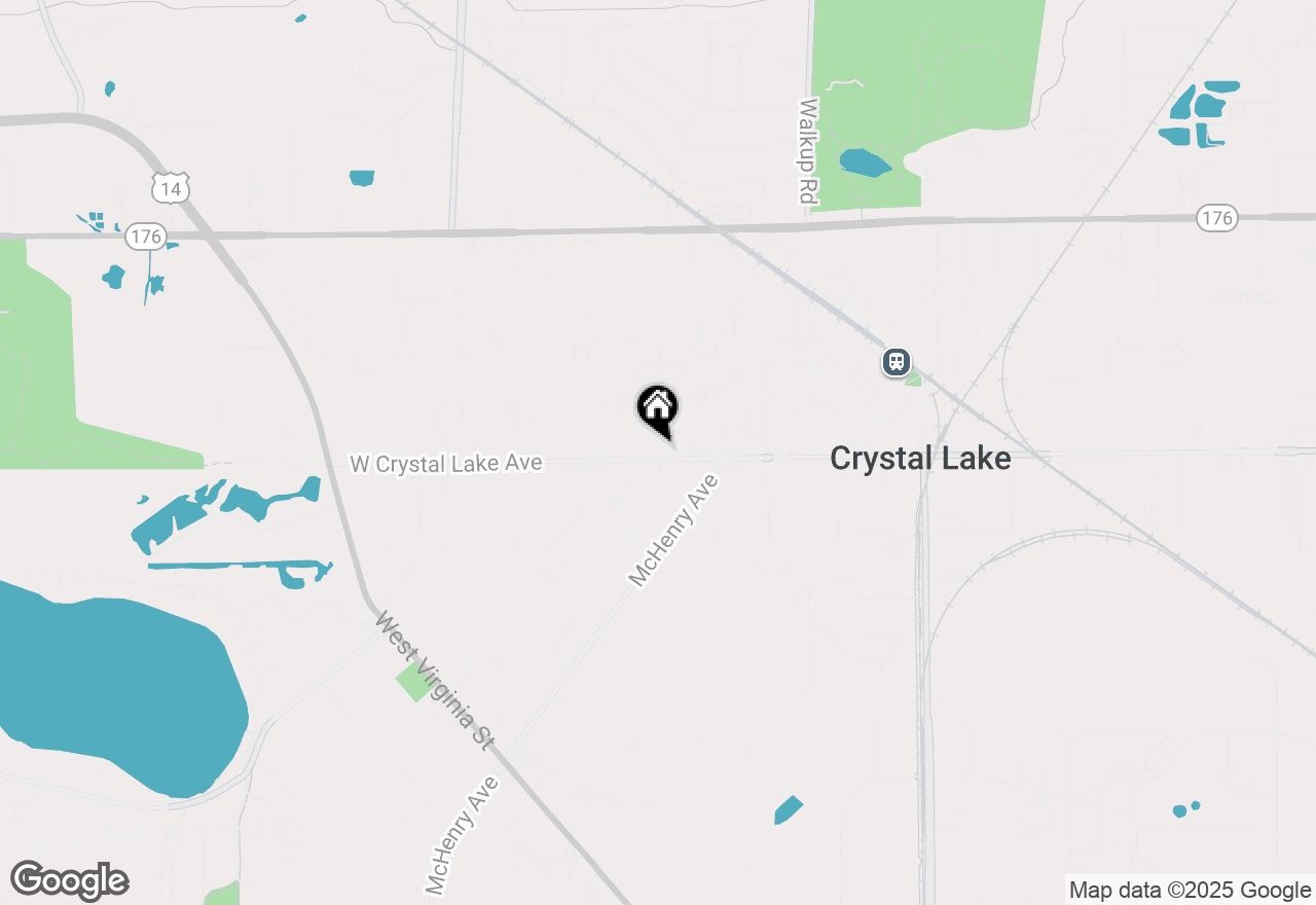 Map of 160 W Crystal Lake Avenue #2, Crystal Lake, IL 60014
