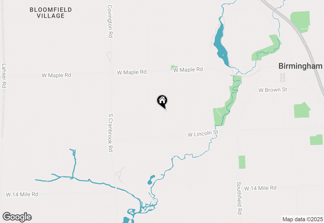 Map of 695 Westchester Way, Birmingham, MI 48009