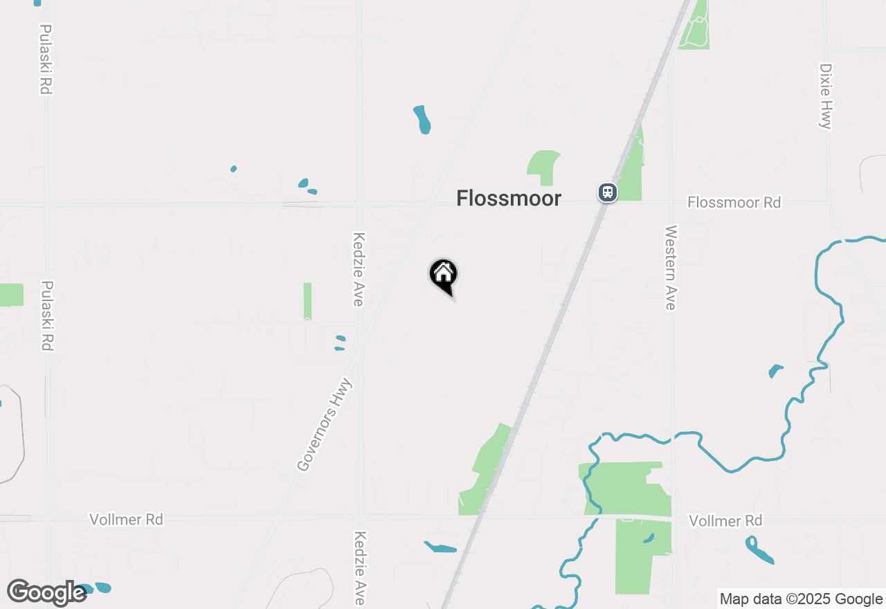 Map of 2945 Bob O Link Road, Flossmoor, IL 60422