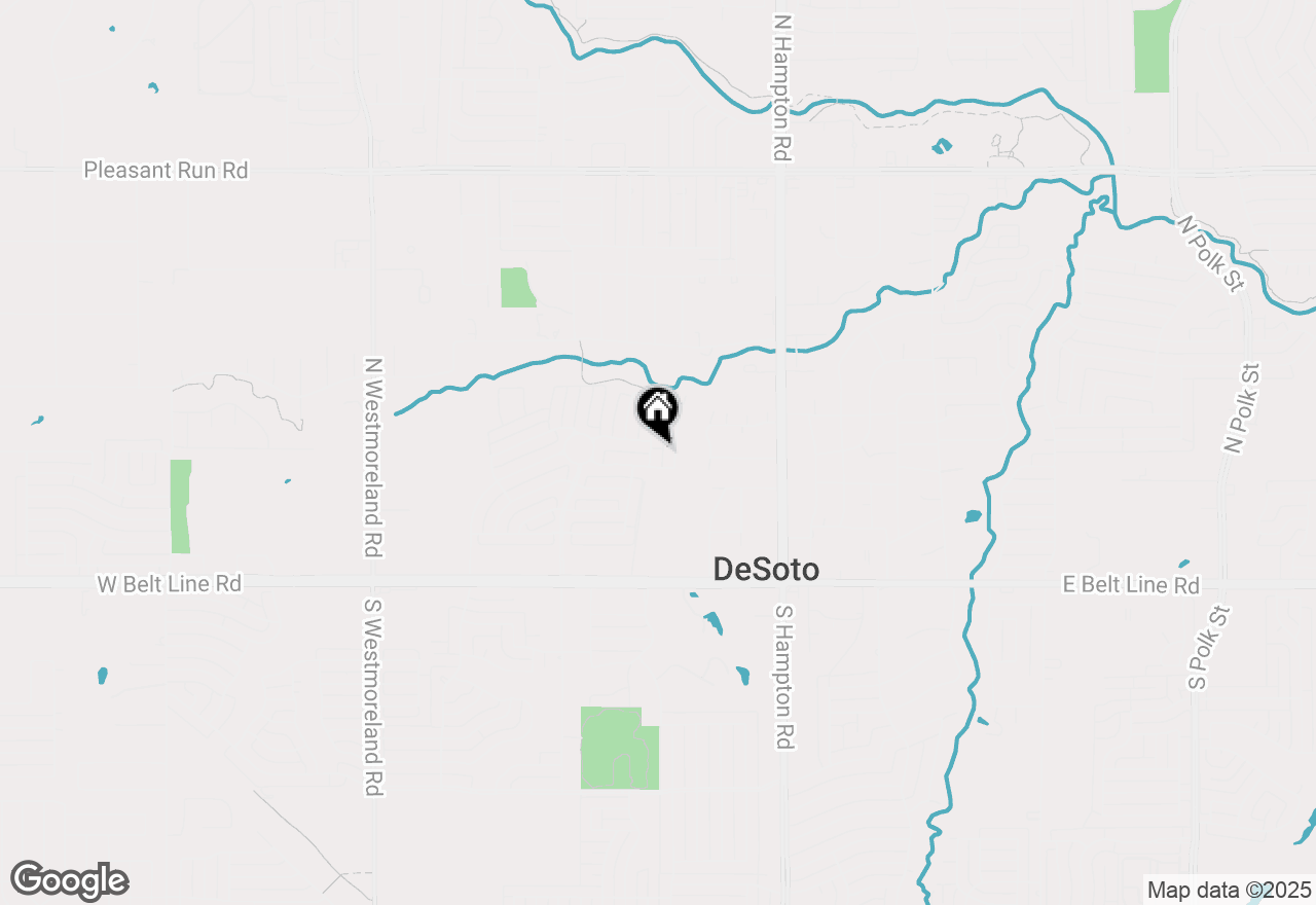 Map of 304 Foraker Street, Desoto, TX 75115