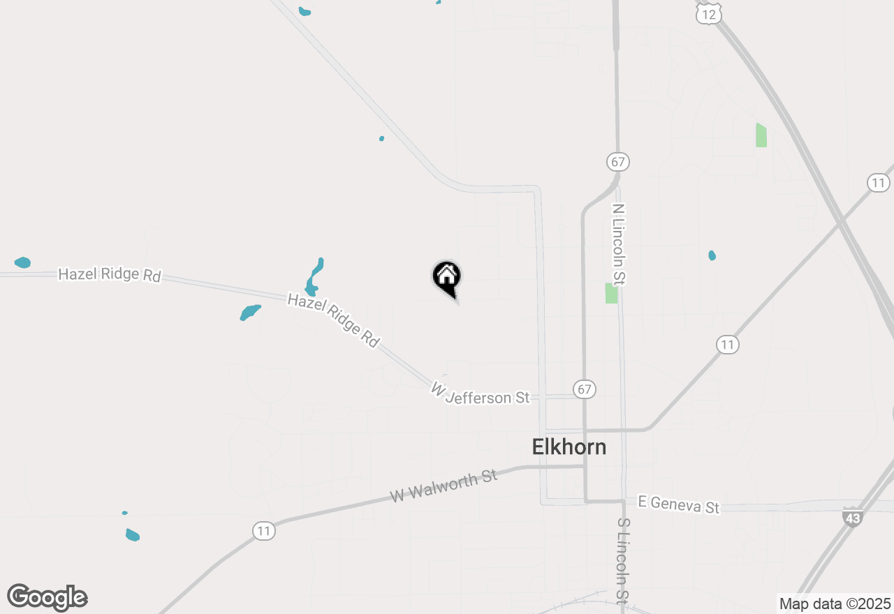 Map of 405 Westlawn Ave, Elkhorn, WI 53121