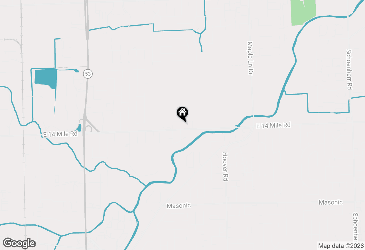 Map of 11351 E 14 Mile Road #11465, Sterling Heights, MI 48312