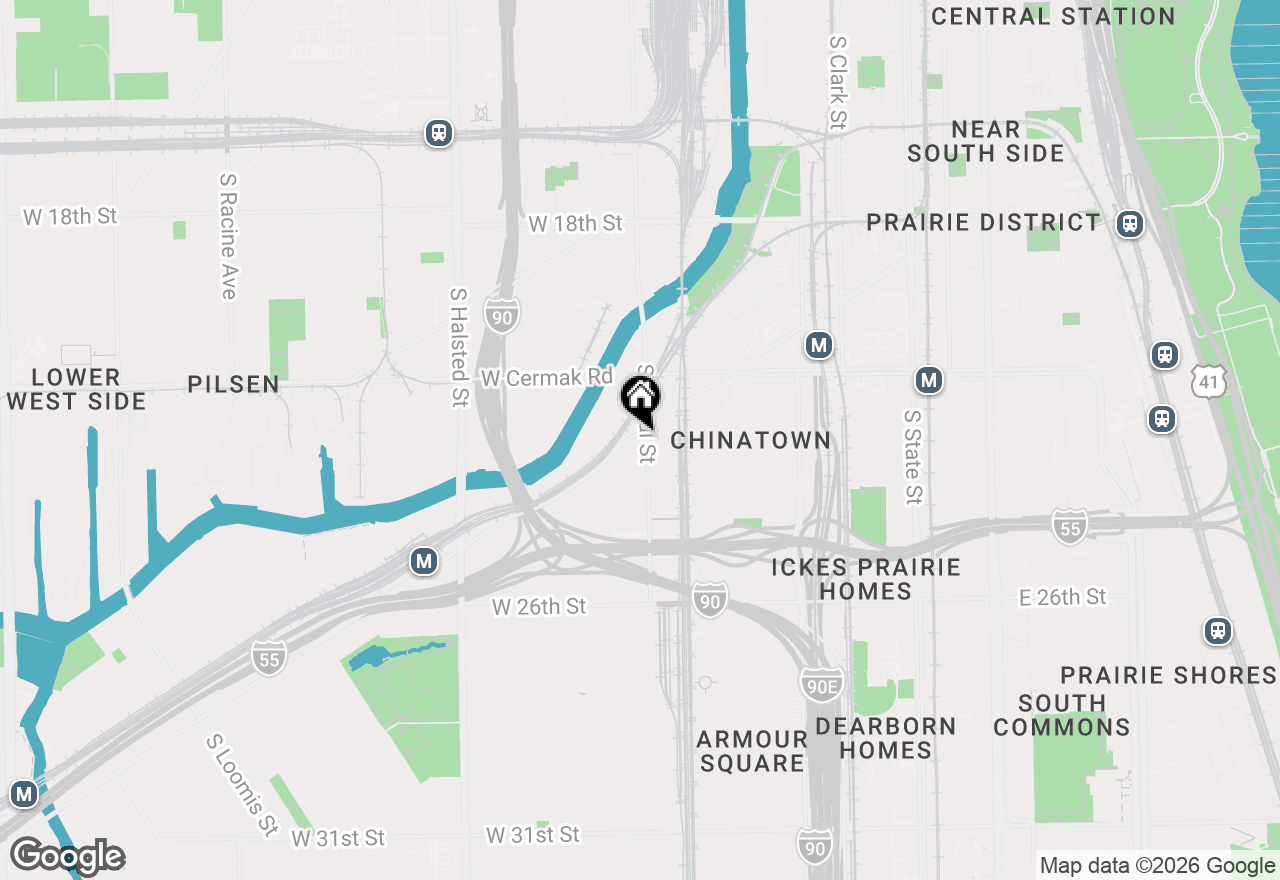 Map of 2310 S Canal Street #310, Chicago, IL 60616