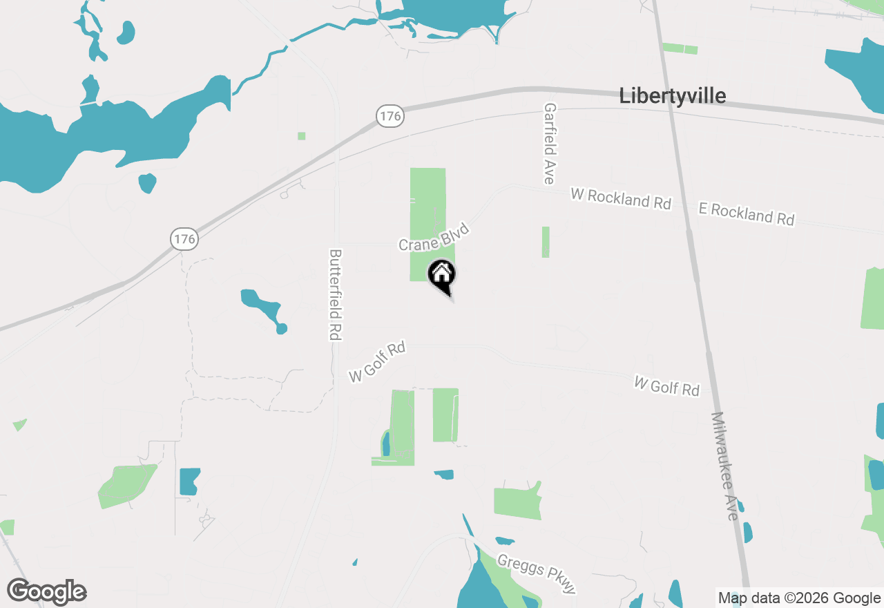 Map of 910 Fairlawn Avenue, Libertyville, IL 60048