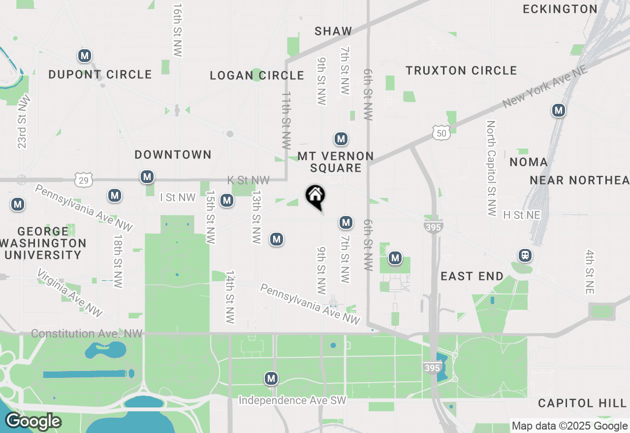 Map of 925 H Street Nw #403, Washington, DC 20001