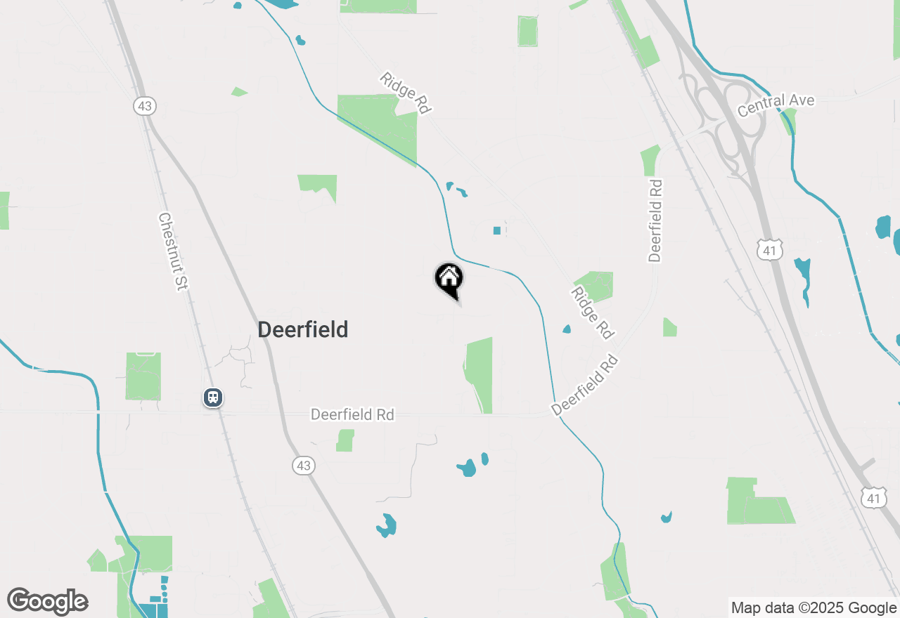 Map of 1050 Meadowbrook Lane, Deerfield, IL 60015