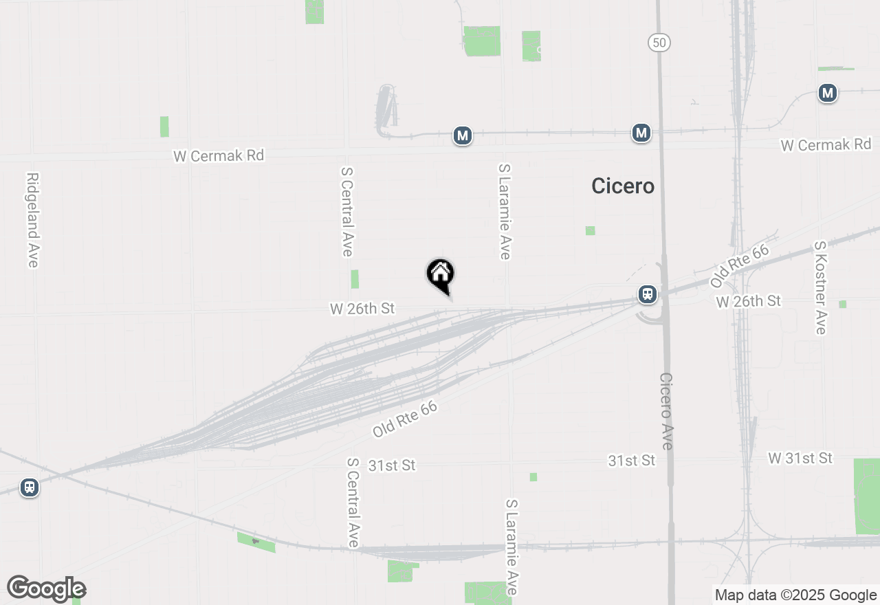 Map of 5334 W 26th Street, Cicero, IL 60804