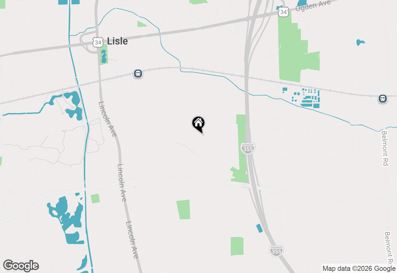 Map of 634 Jonquil Avenue, Lisle, IL 60532