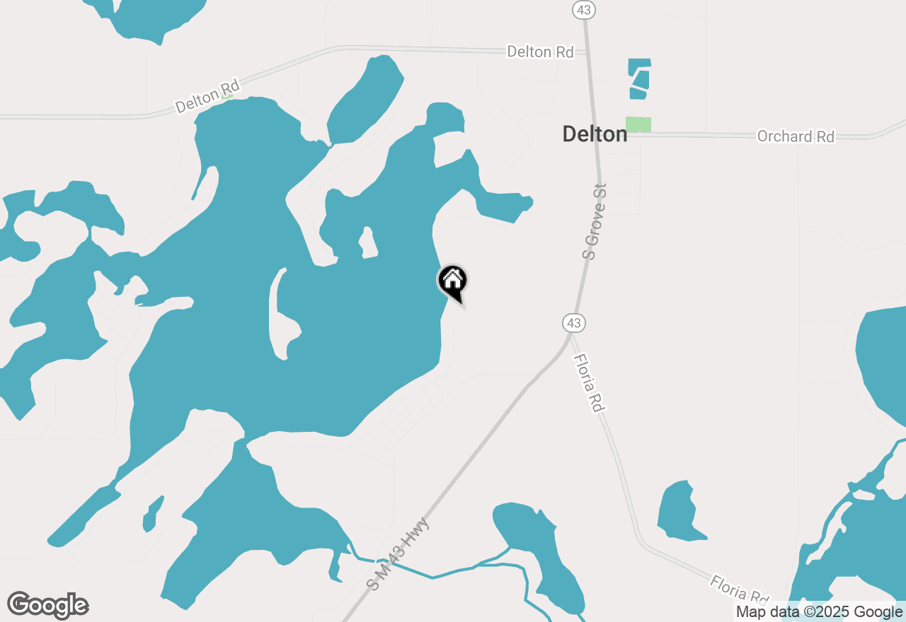 Map of 11070 E Shore Drive, Delton, MI 49046