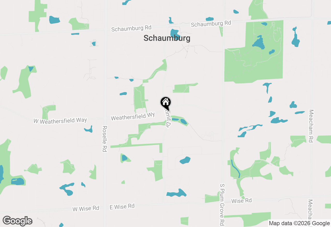 Map of 532 Summit Drive, Schaumburg, IL 60193