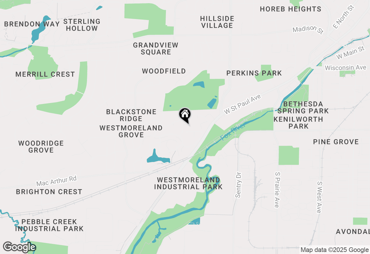 Map of 1811 Manor Ct, Waukesha, WI 53188