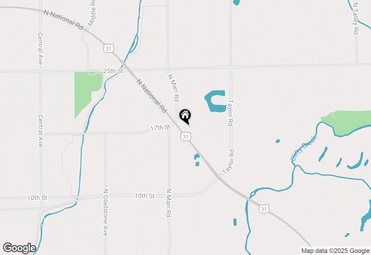 Map of 1647 N National Road, Columbus, IN 47201
