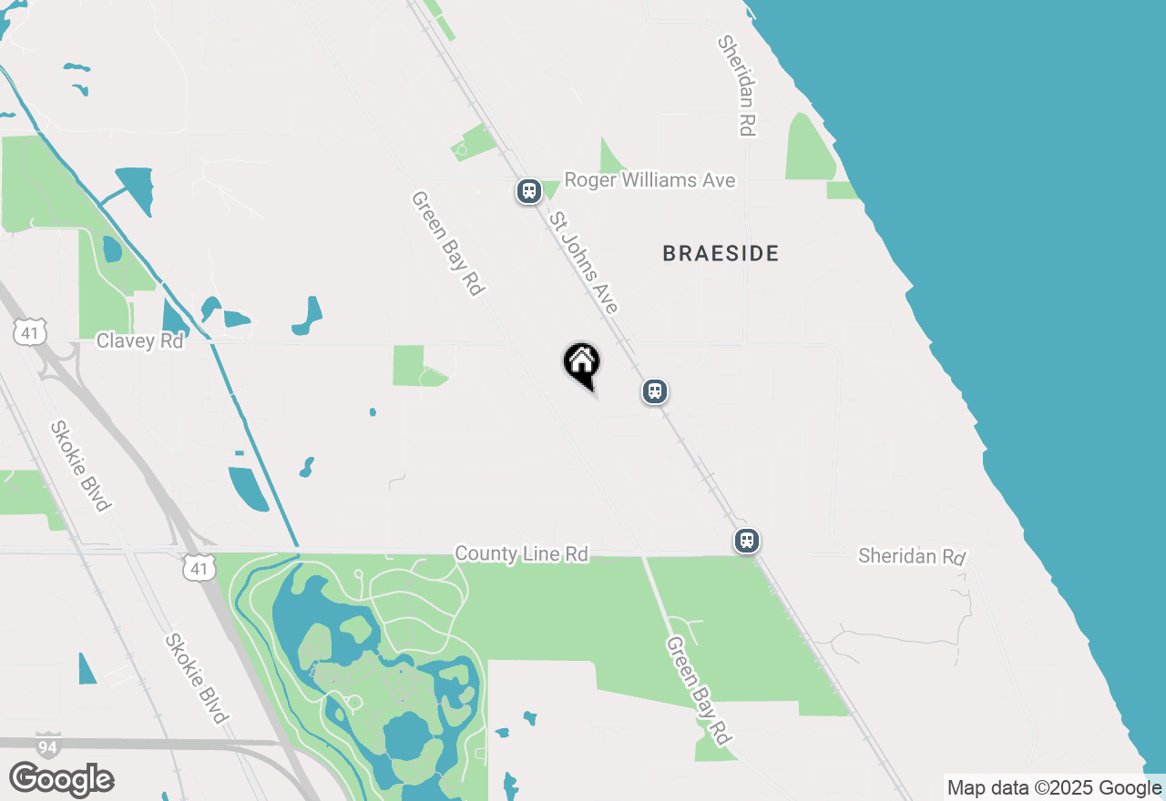 Map of 298 Leslee Lane, Highland Park, IL 60035