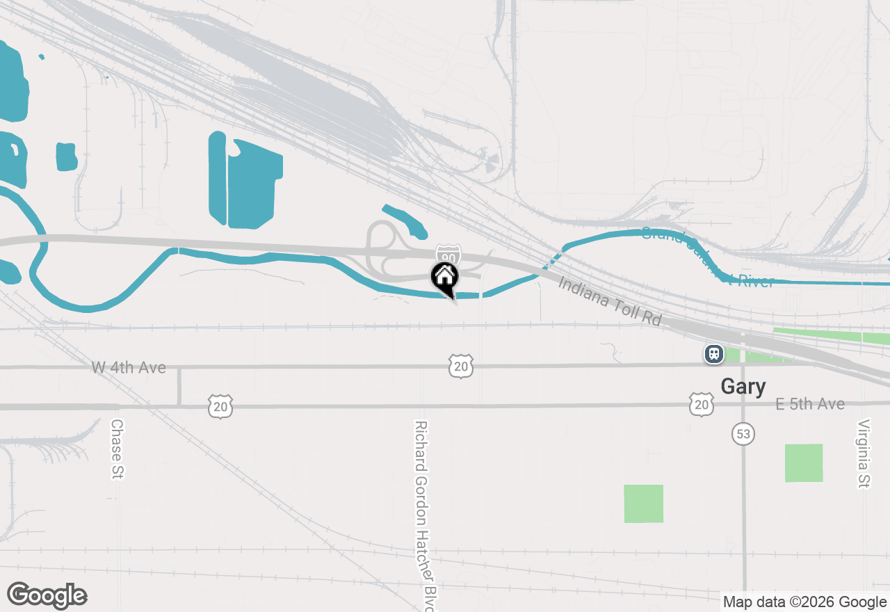 Map of 201 Johnson Street, Gary, IN 46402