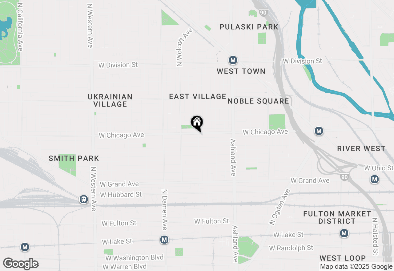 Map of 1801 W Chicago Avenue #4E, Chicago, IL 60622