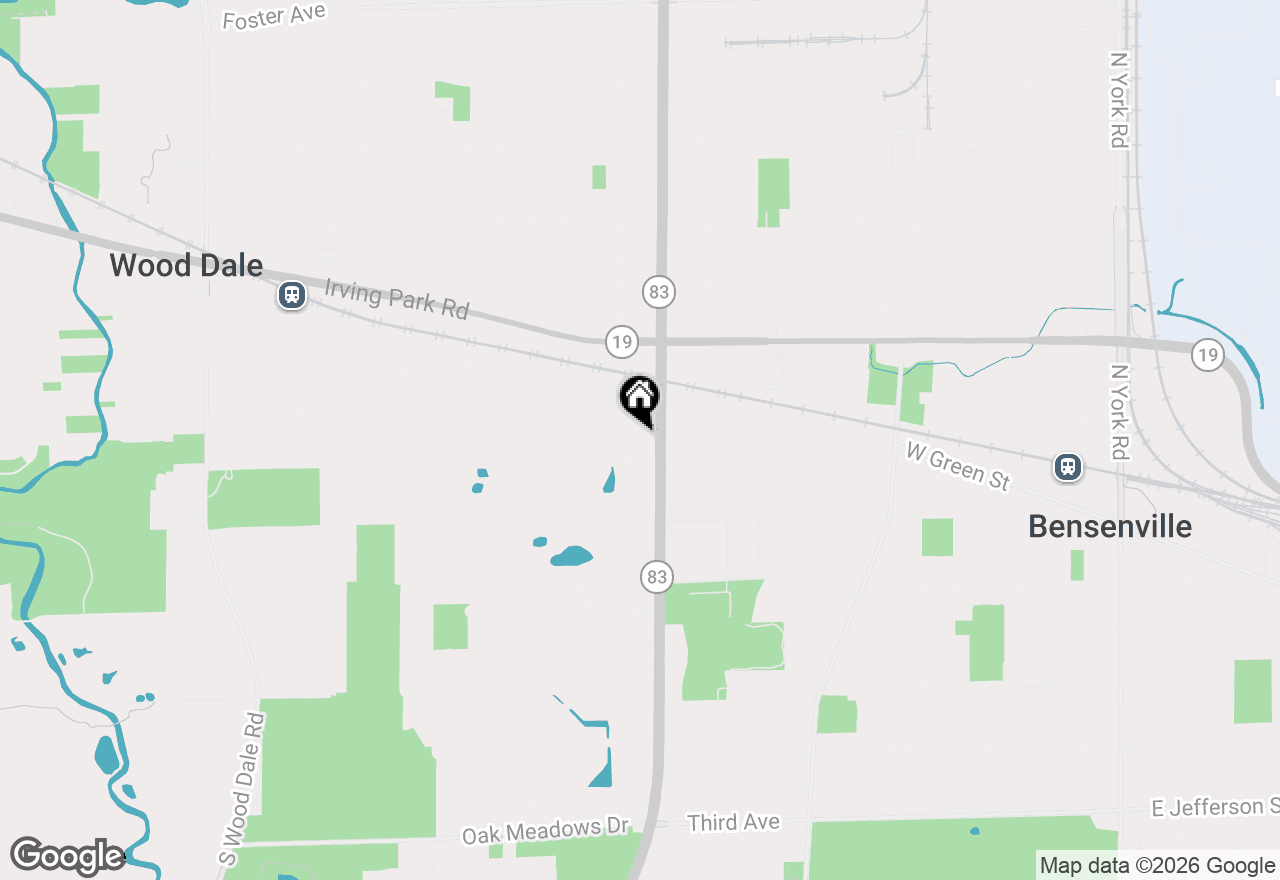 Map of 112 Morgans Gate Drive, Wood Dale, IL 60191