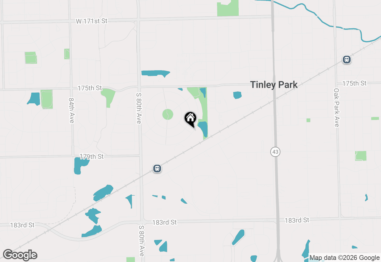 Map of 7770 Bristol Park Drive, Tinley Park, IL 60477