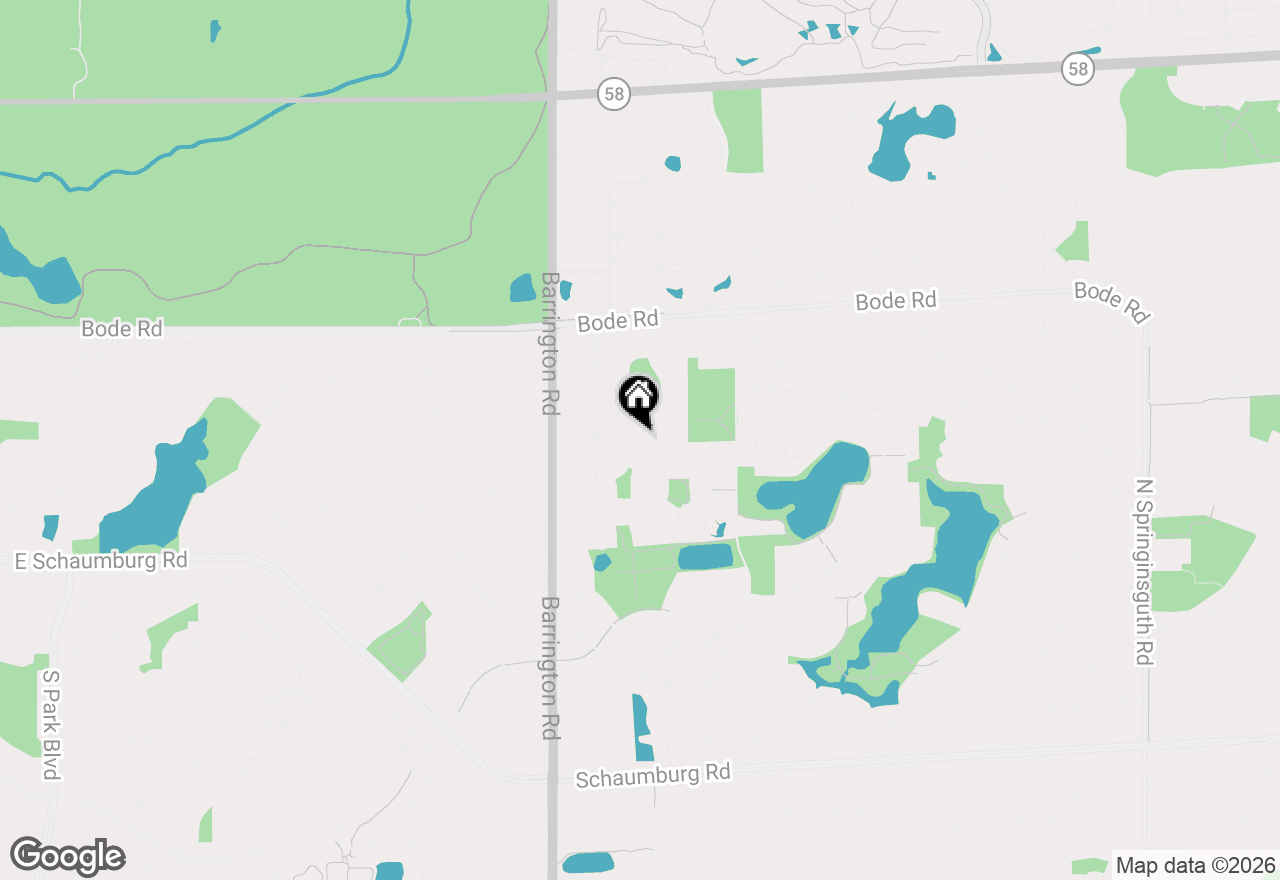 Map of 6 Ironwood Court, Streamwood, IL 60107