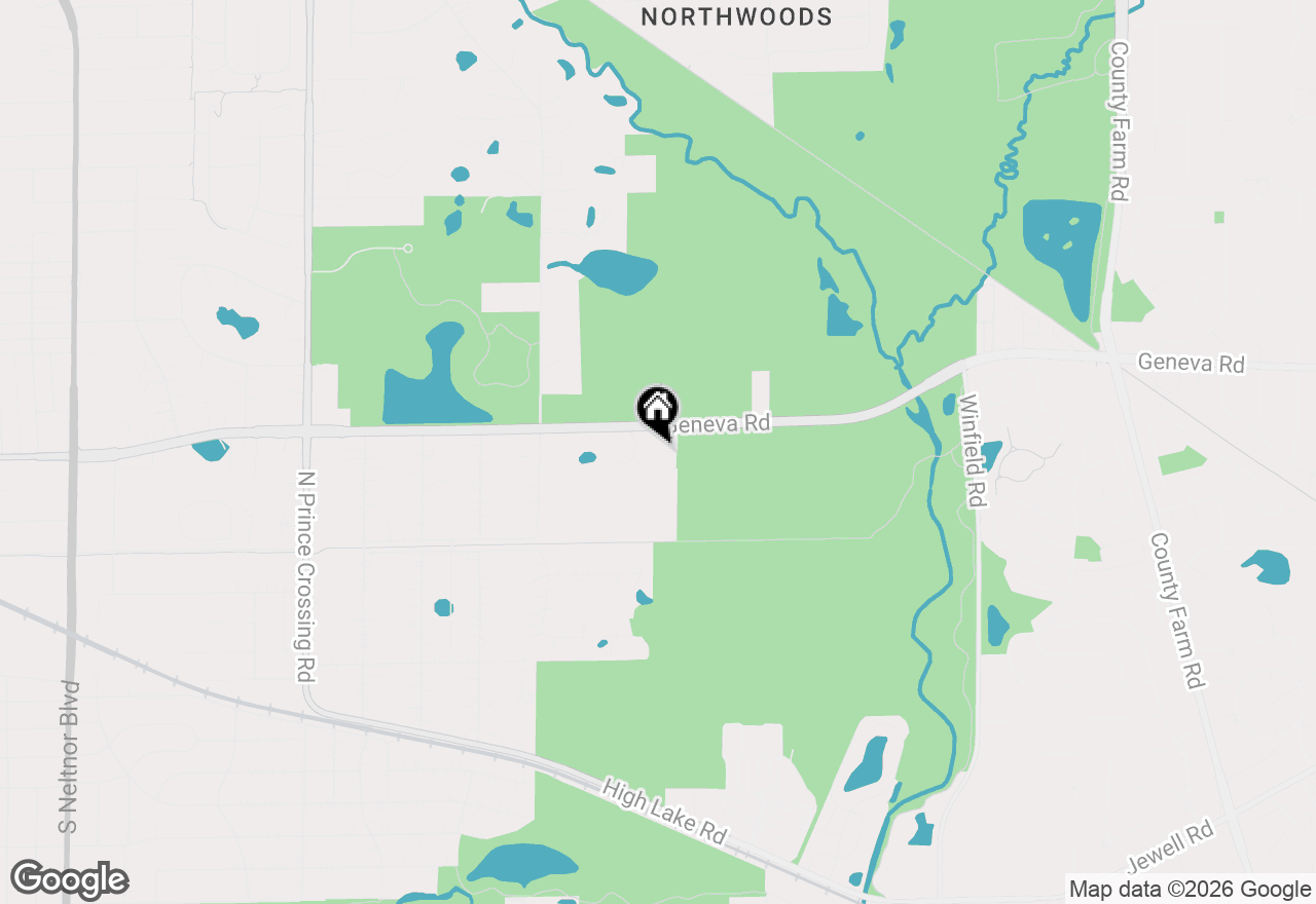 Map of 28W185 Geneva Road, West Chicago, IL 60185