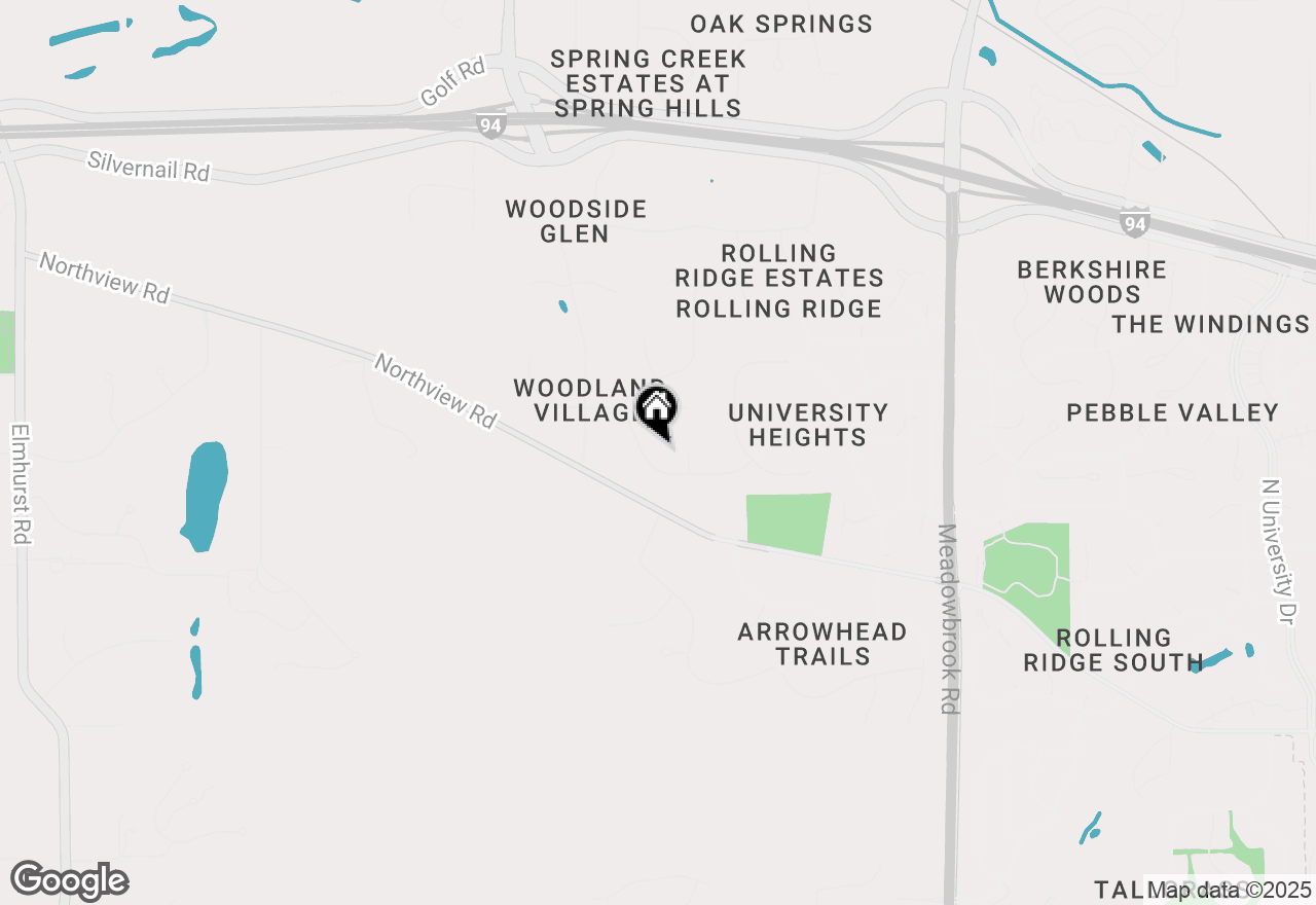 Map of W276N770 Woodridge Ln, Waukesha, WI 53188