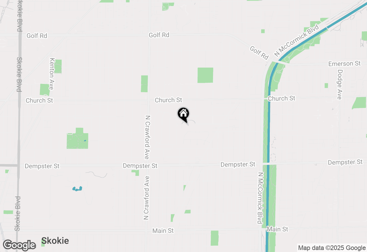 Map of 3755 Grove Street #1, Skokie, IL 60076