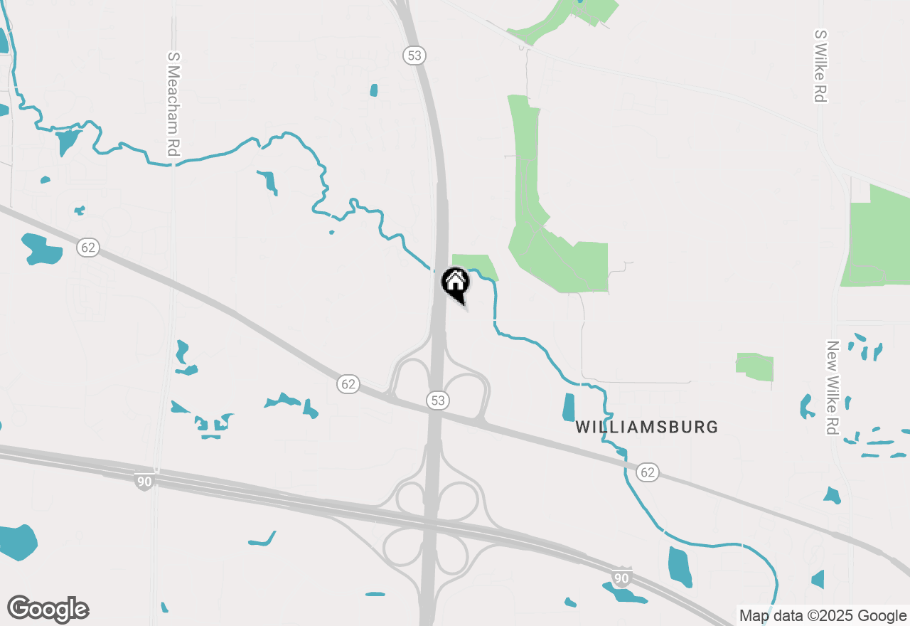 Map of 4208 E Frontage Road, Rolling Meadows, IL 60008