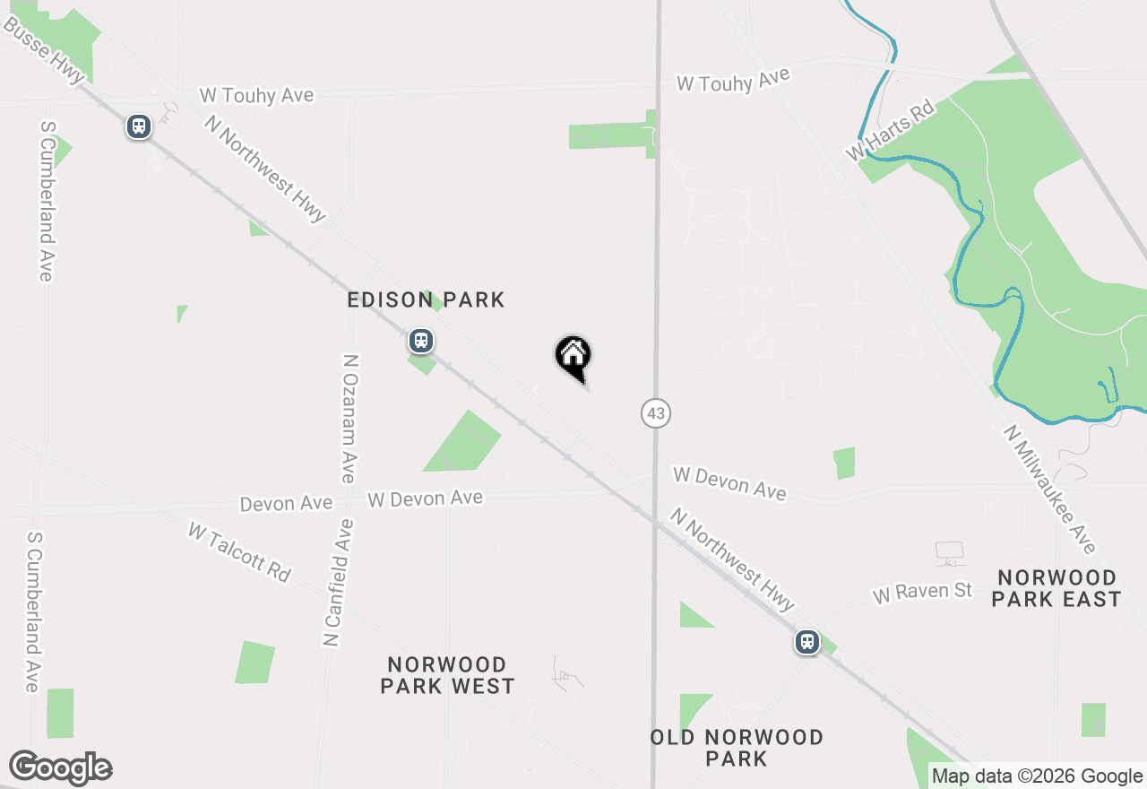Map of 6628 N Onarga Avenue, Chicago, IL 60631