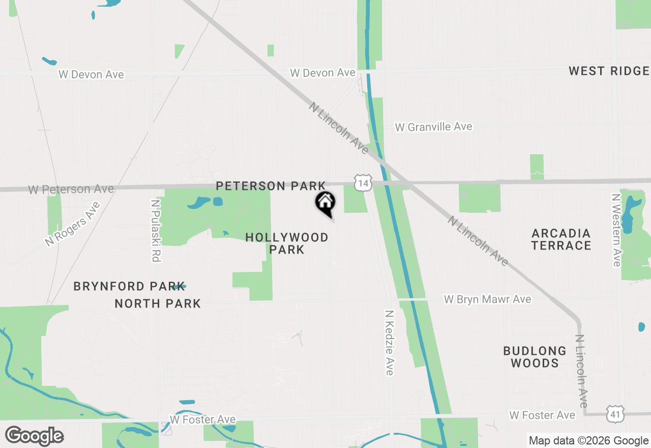Map of 5840 N Kimball Avenue, Chicago, IL 60659