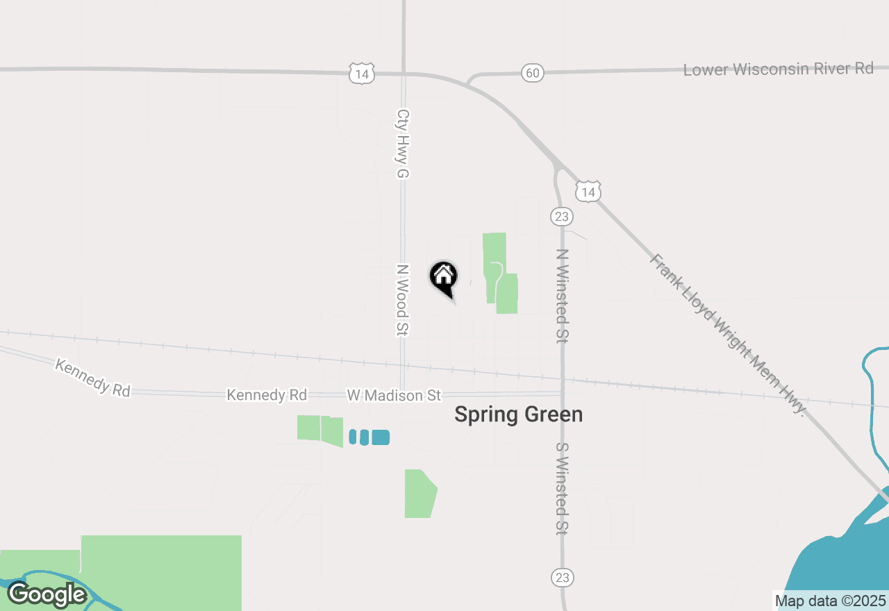 Map of 322 & 324 N Cincinnati Street, Spring Green, WI 53588