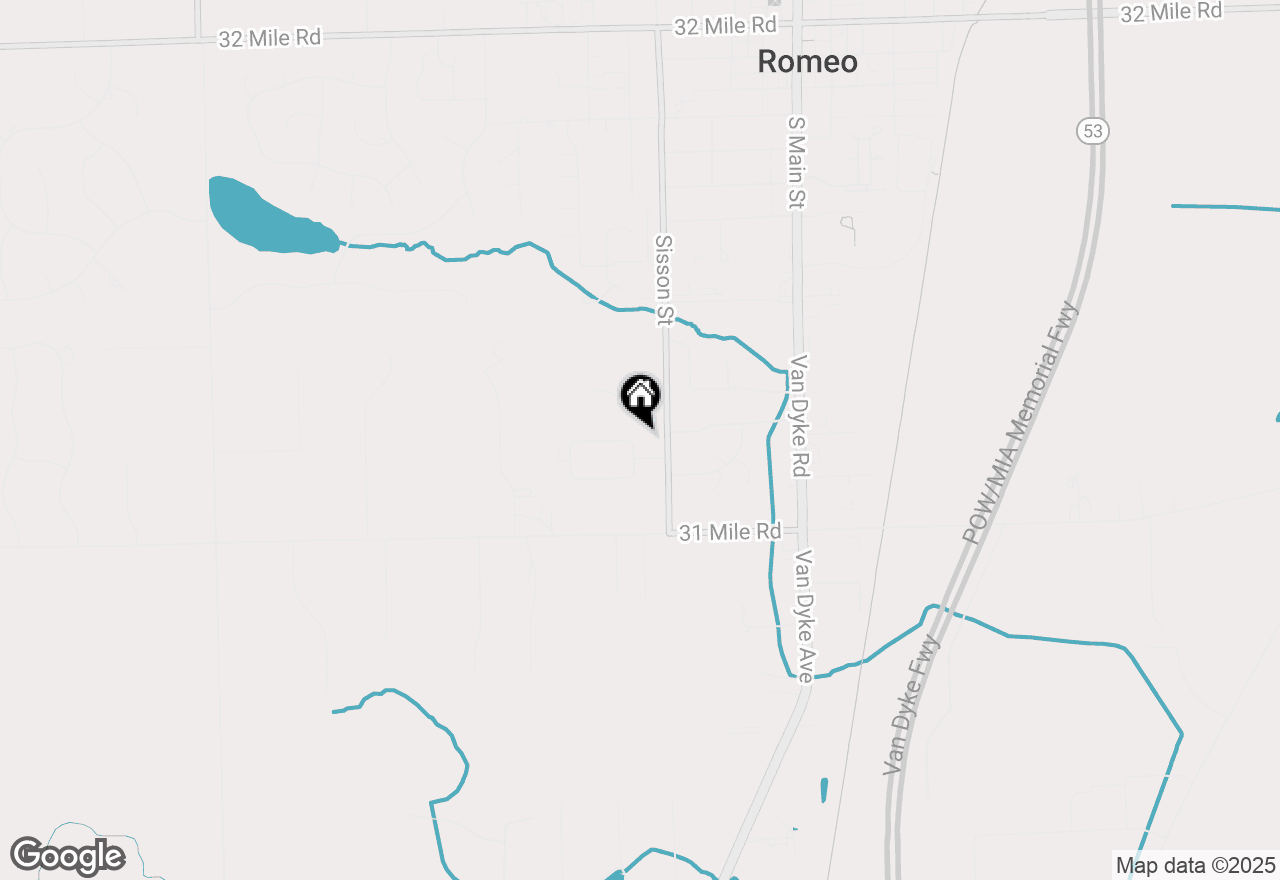 Map of 11477 N Crestline Drive, Washington, MI 48095