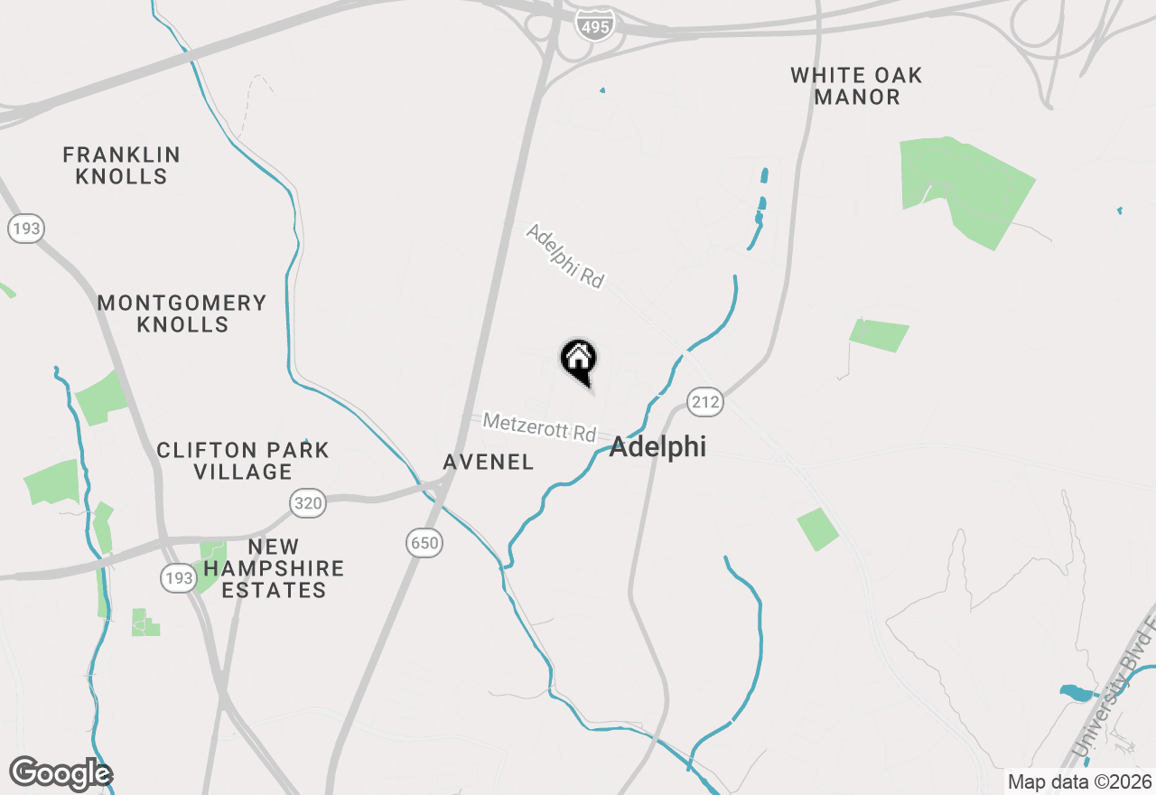 Map of 1836 Metzerott Road #401, Hyattsville, MD 20783
