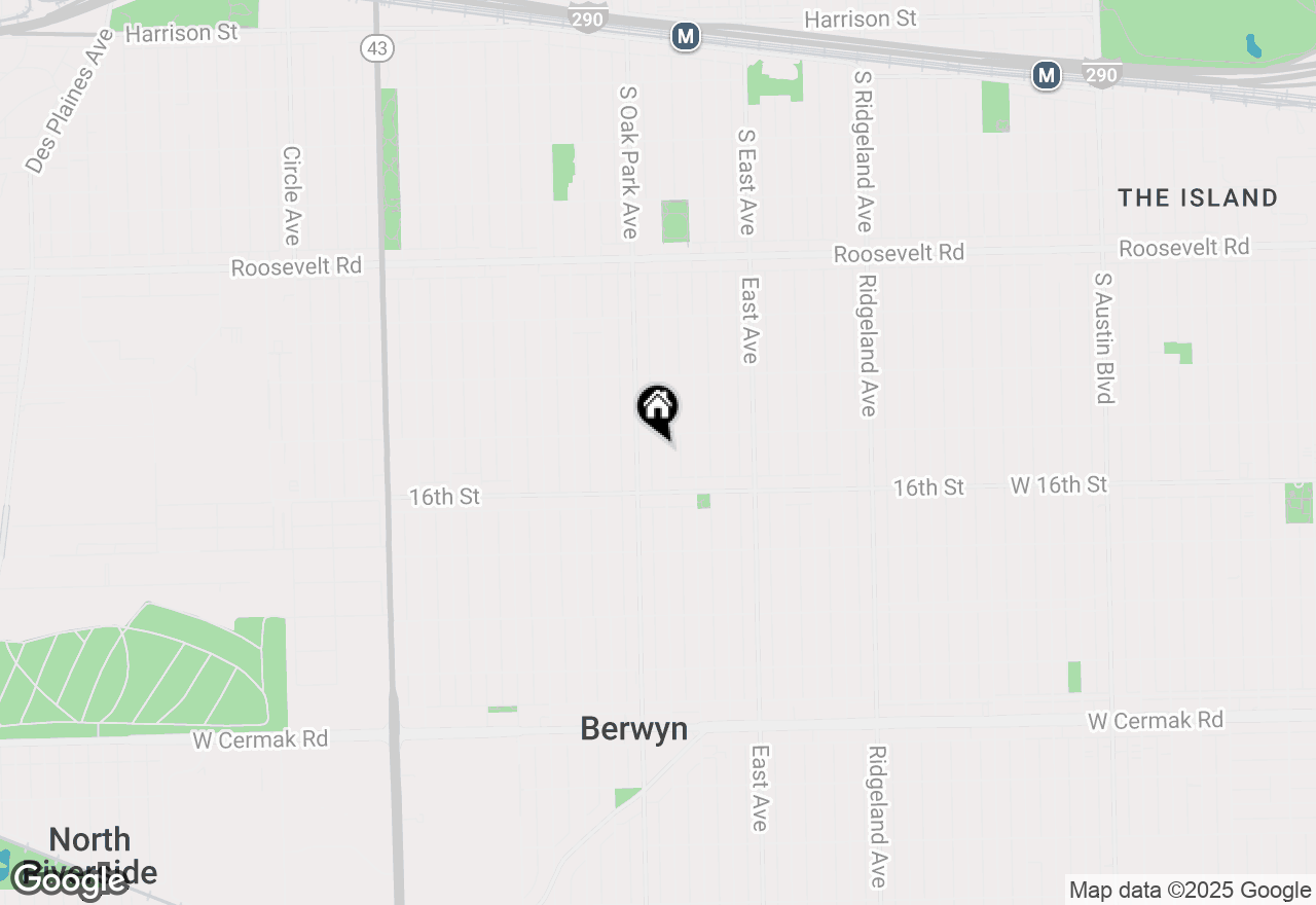 Map of 1512 Euclid Avenue, Berwyn, IL 60402