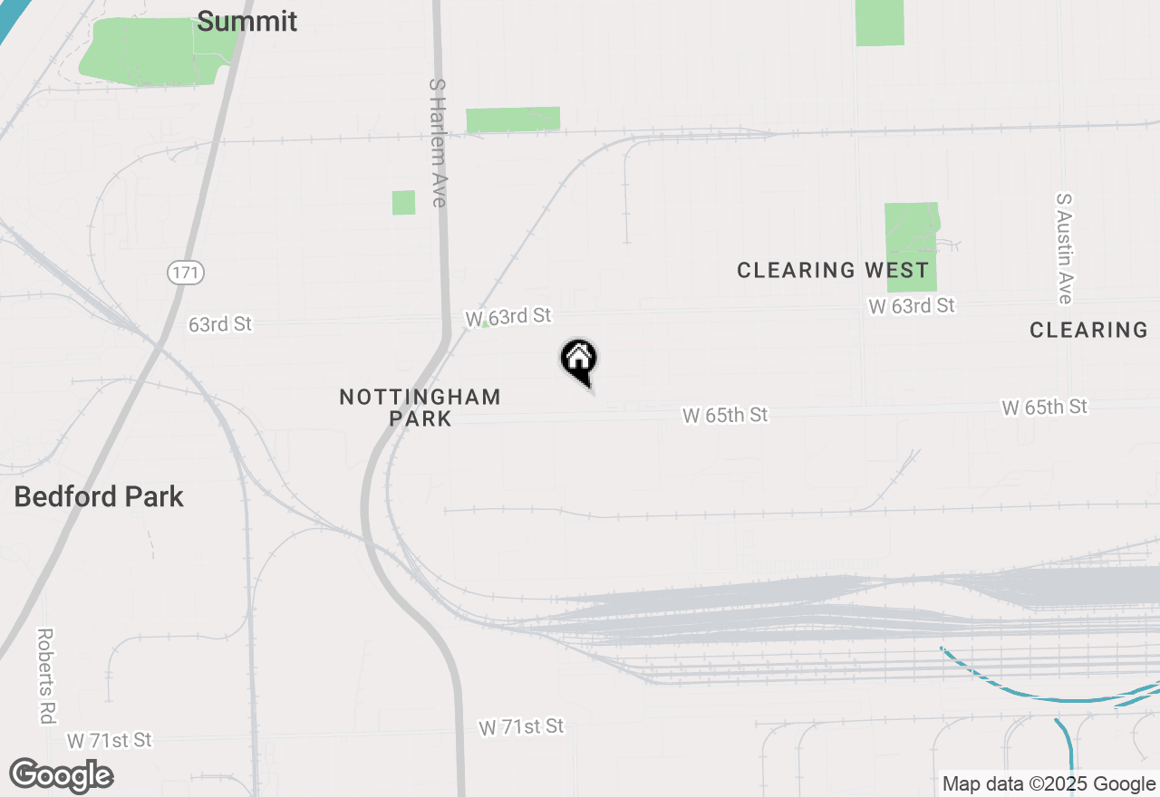 Map of 6927 W 64th Place #2E, Chicago, IL 60638