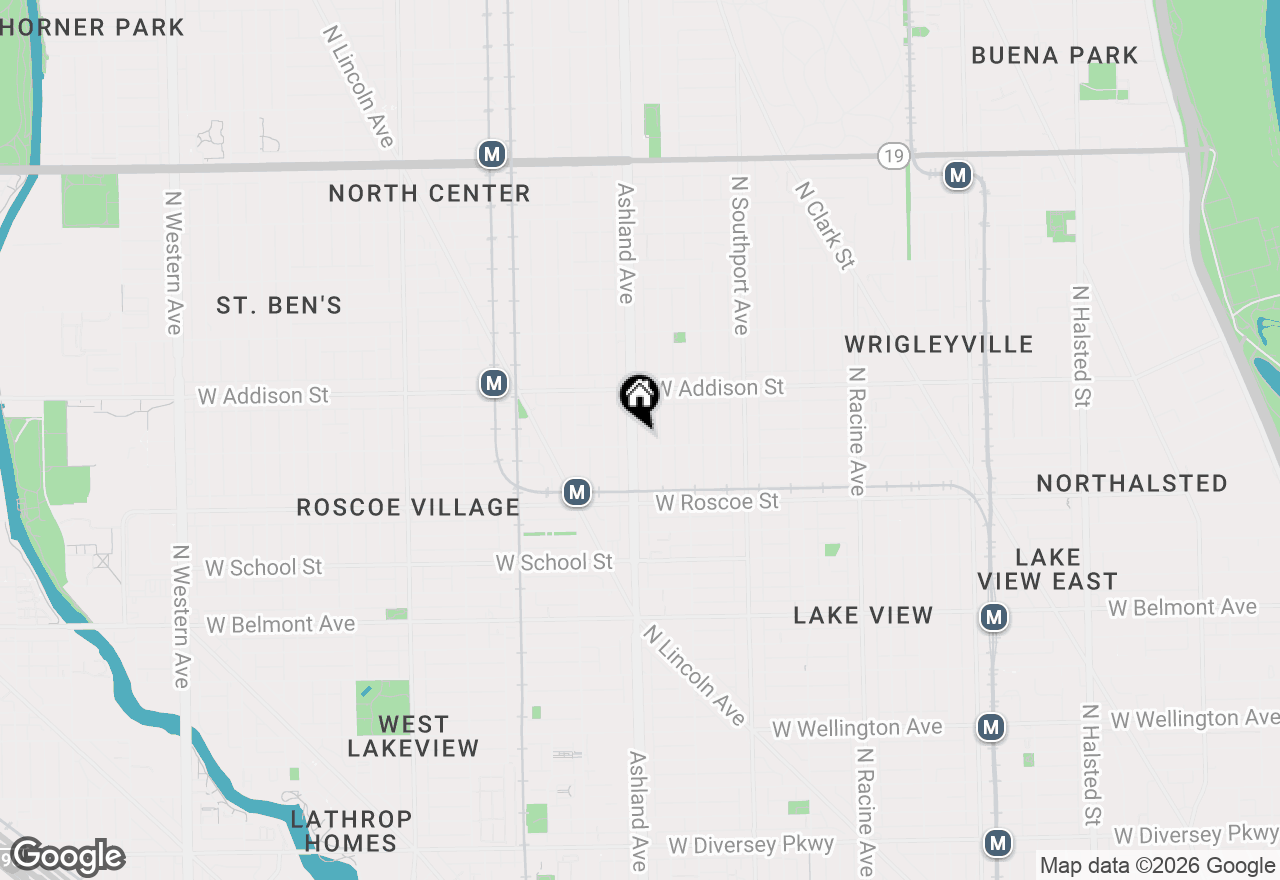 Map of 1550 W Cornelia Avenue #401, Chicago, IL 60657