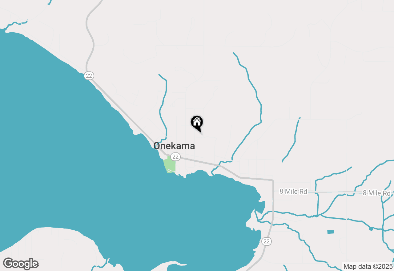 Map of 8377 Zosel Street, Onekama, MI 49675