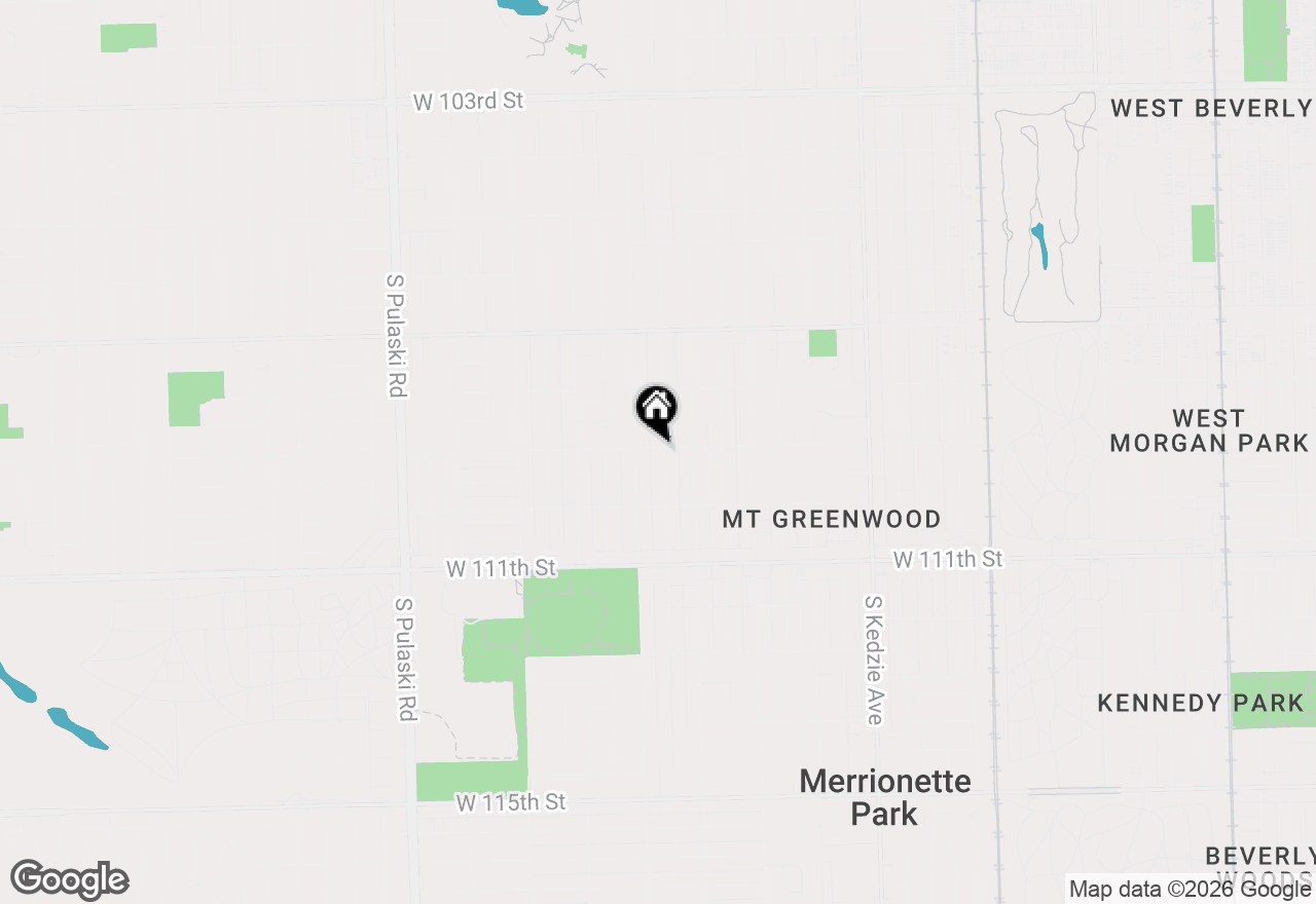 Map of (Address confidential), Chicago, Illinois 60655