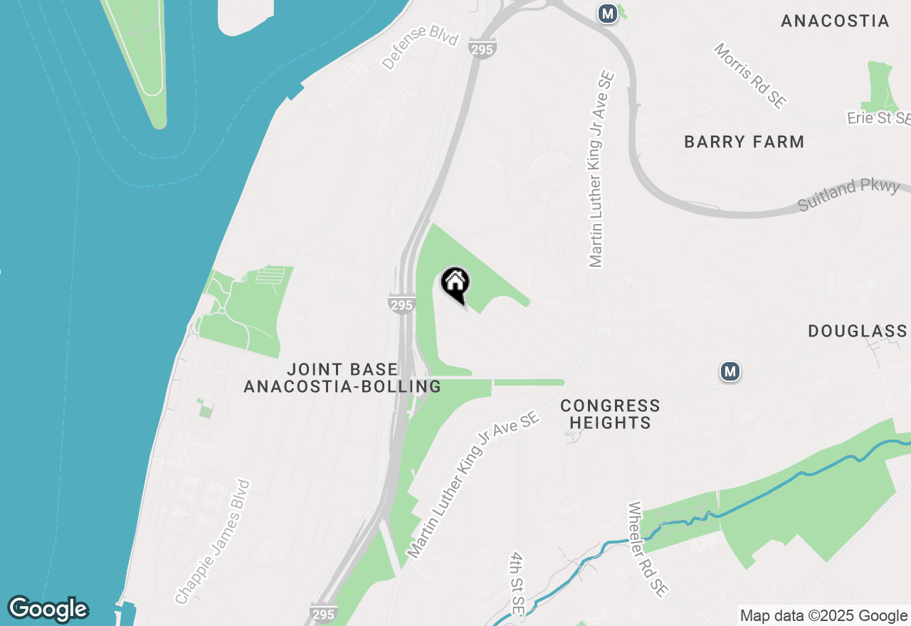 Map of 212 Oakwood Street Se #213, Washington, DC 20032