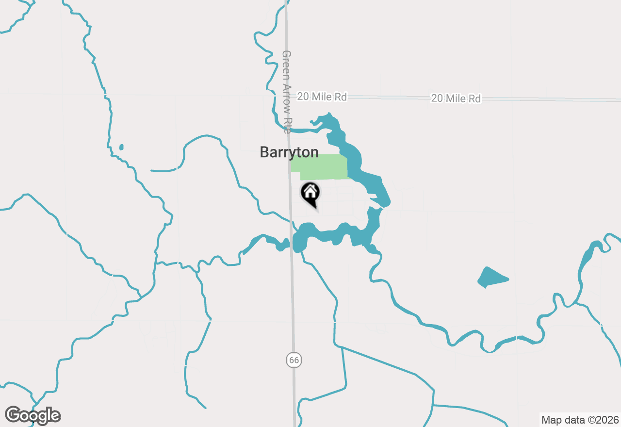 Map of 119 E Angel Avenue, Barryton, MI 49305