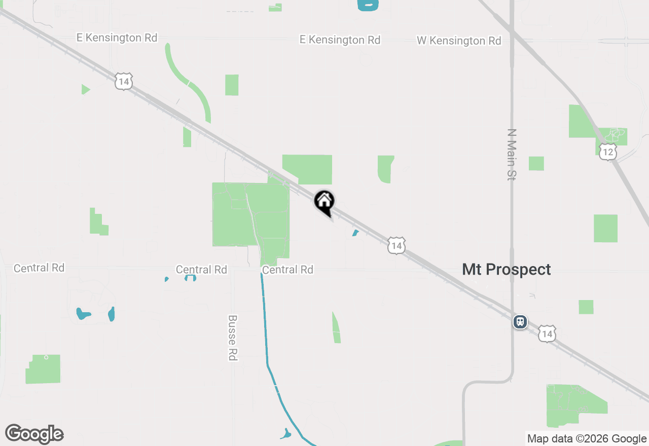 Map of 114 N Lancaster Street, Mount Prospect, IL 60056