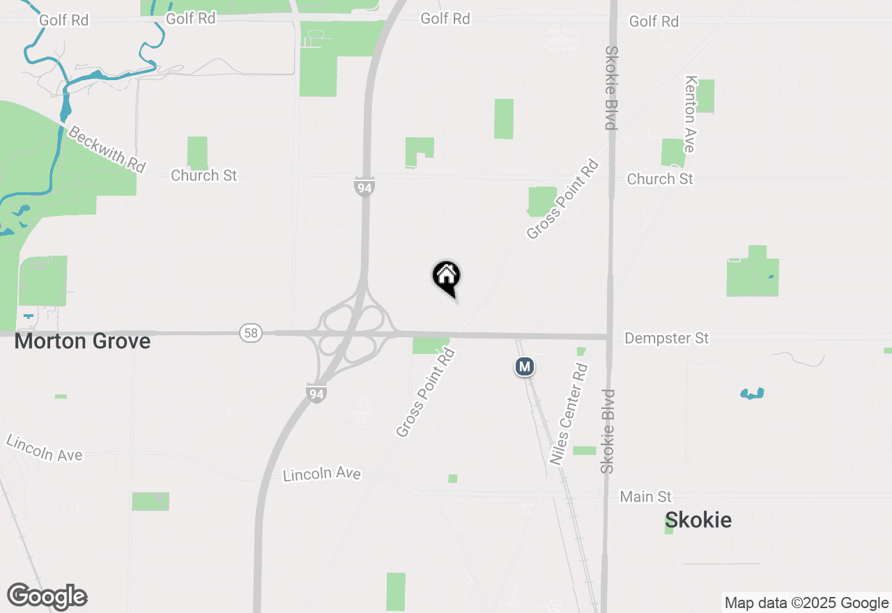 Map of 8844 Laramie Avenue, Skokie, IL 60077