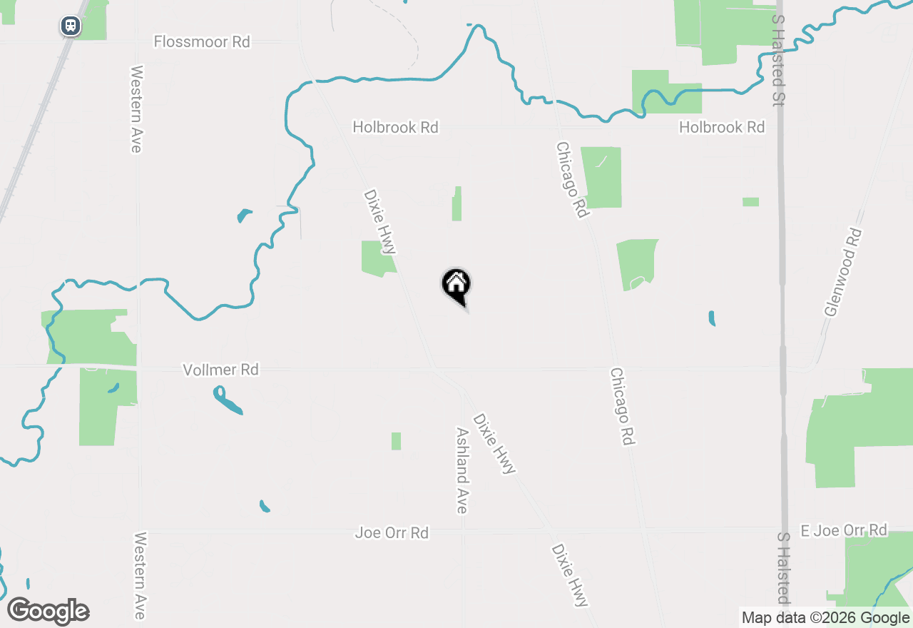 Map of 1729 Tina Lane, Flossmoor, IL 60422