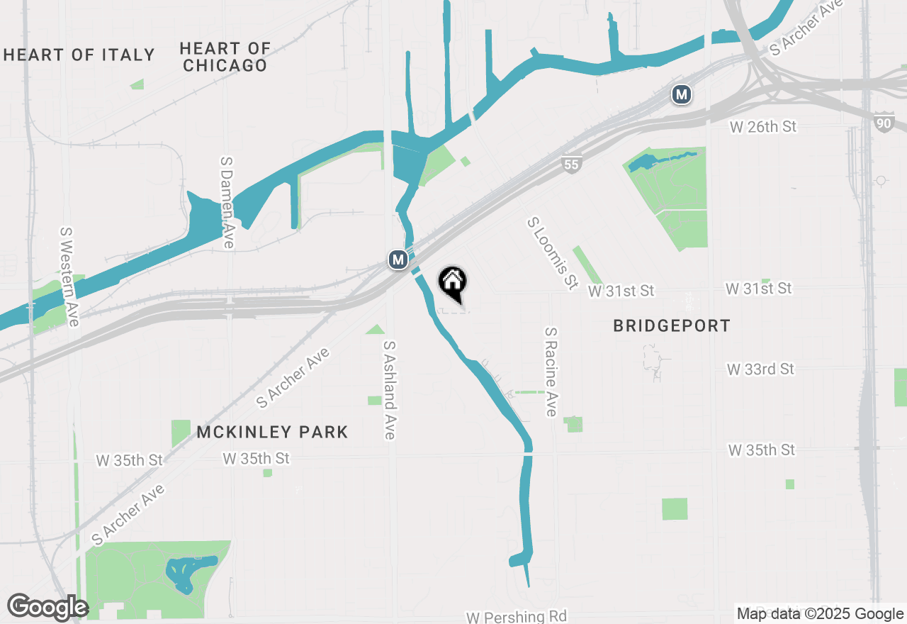 Map of 3124 S Benson Street #5, Chicago, IL 60608