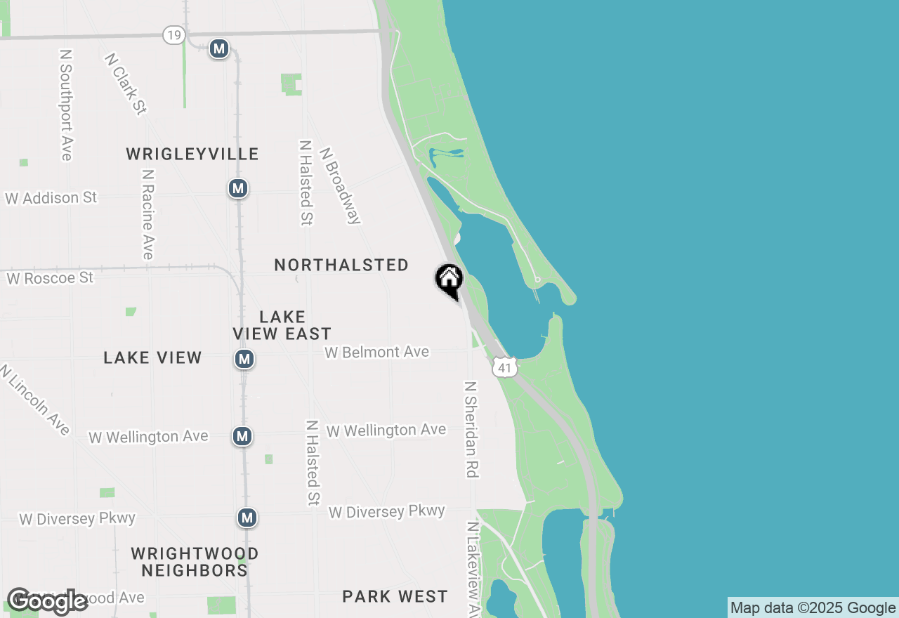 Map of 415 W Aldine Avenue #9D, Chicago, IL 60657