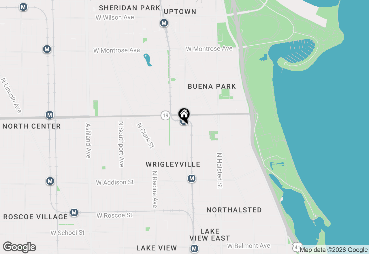 Map of 3920 N Sheridan Road #301, Chicago, IL 60613