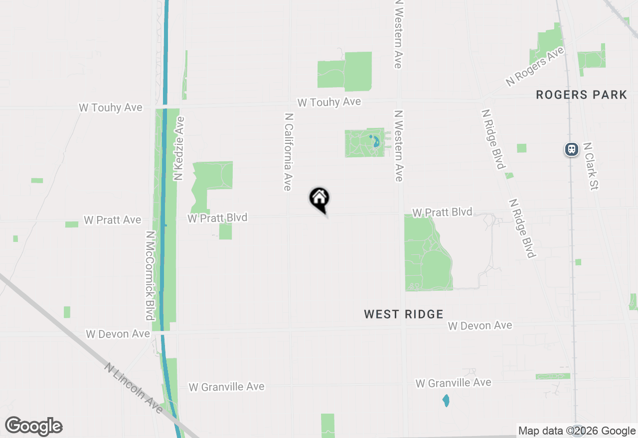 Map of 6755 N Washtenaw Avenue, Chicago, IL 60645