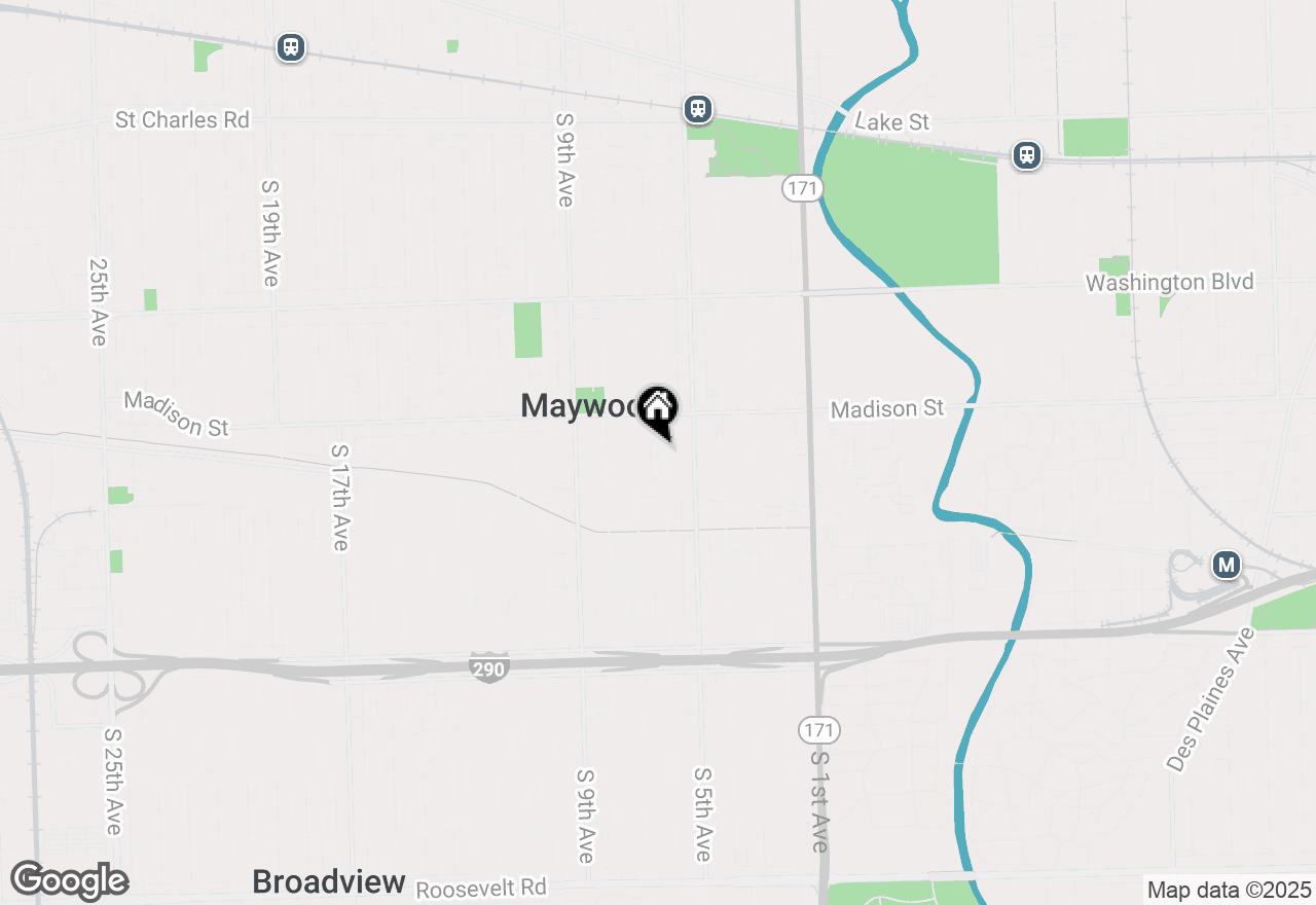 Map of 1104 S 6th Avenue, Maywood, IL 60153