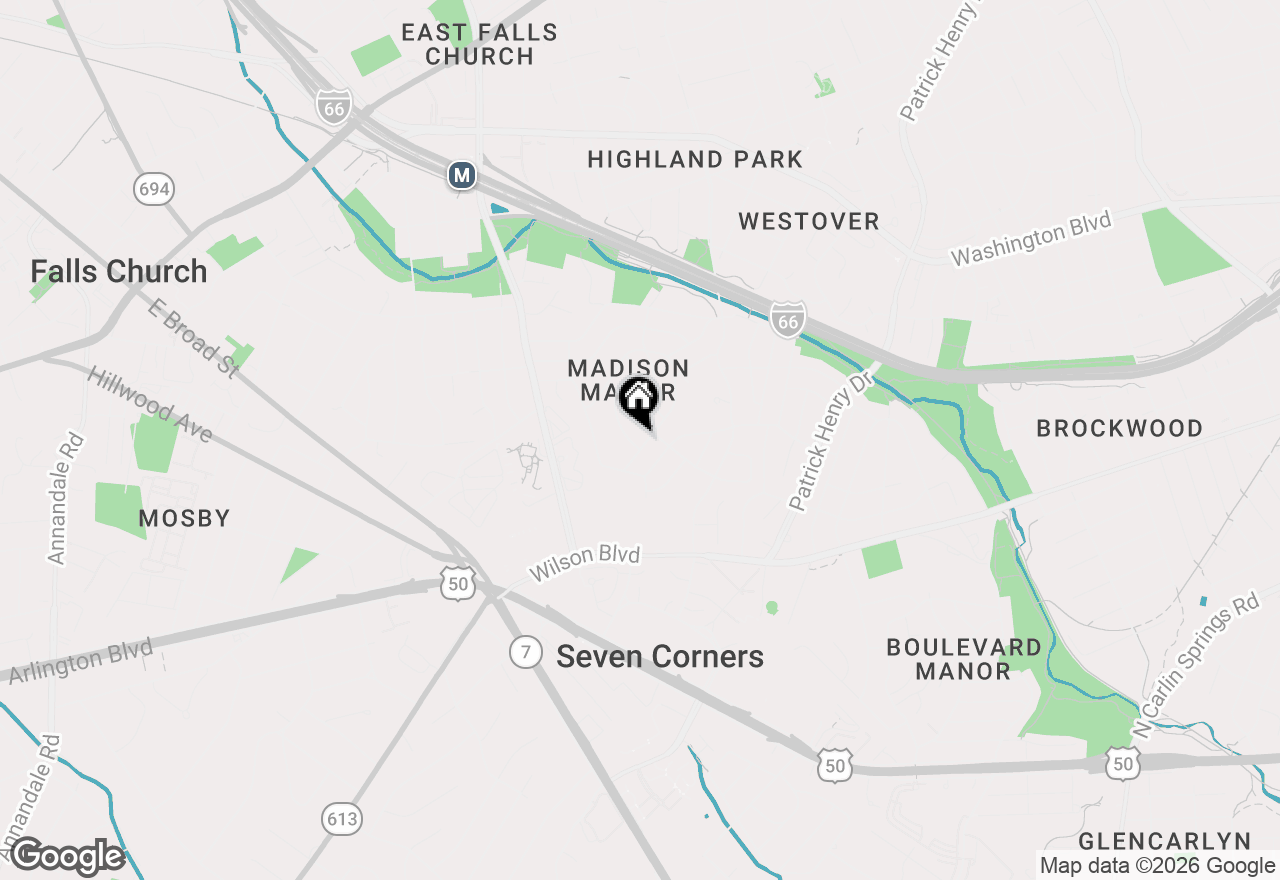 Map of 944 N Potomac Street, Arlington, VA 22205