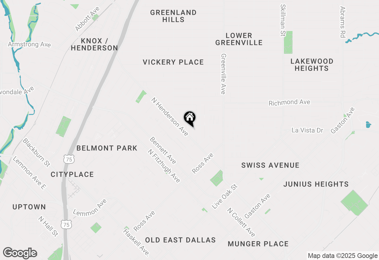 Map of 1833 Mcmillan Avenue, Dallas, TX 75206